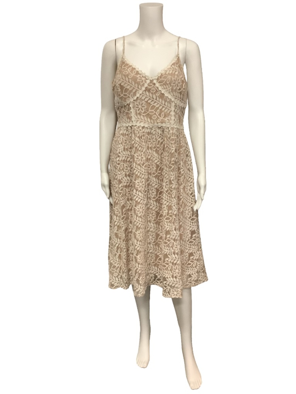 NSR Lace Midi Length Dress Size: M